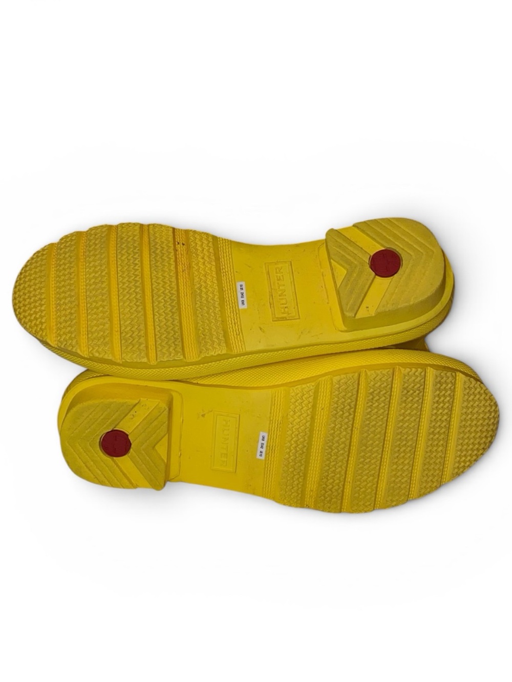 HUNTER “CHELSEA” Waterproof Short Rubber Rain Boot Classic Yellow Size 10 - Picture 7 of 7